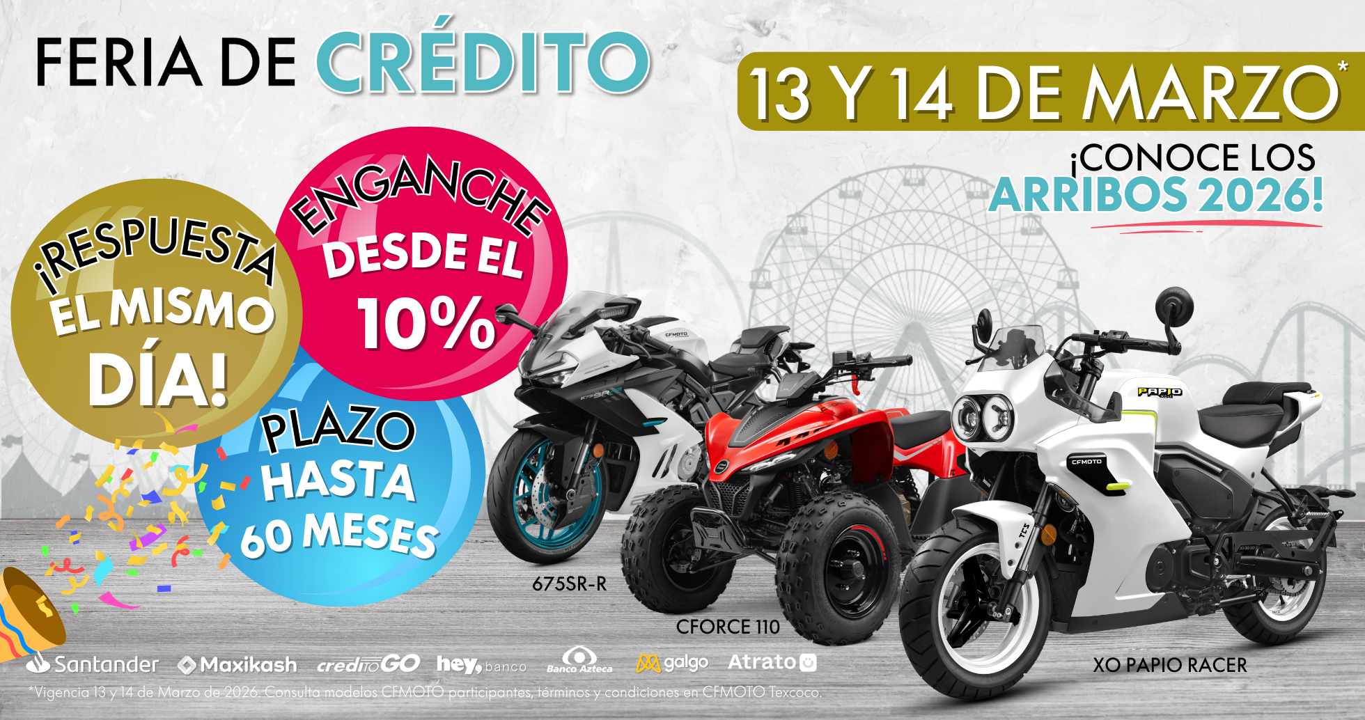 Promociones CFMOTO Texcoco